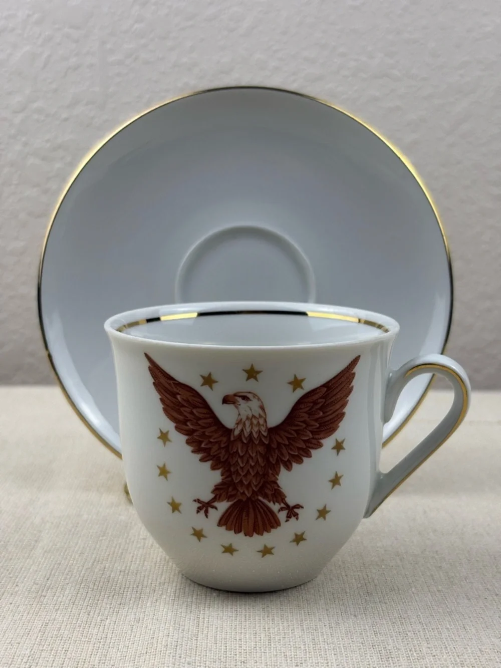 Vintage Schumann Arzberg Bavaria Porcelain Tea Cup and Saucer